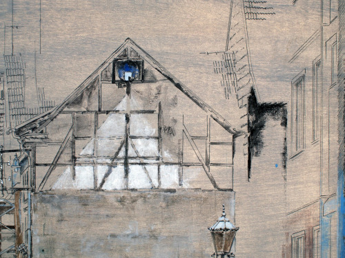 Detail aus: Eisbergspitzen