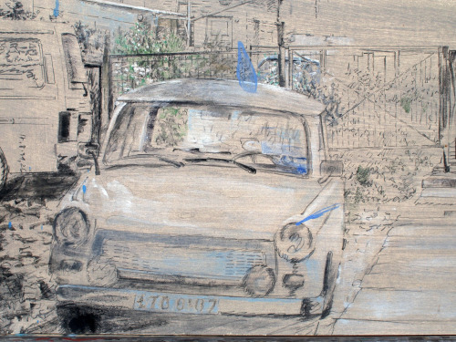 Detail aus: Eisbergspitzen